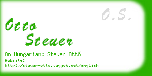 otto steuer business card